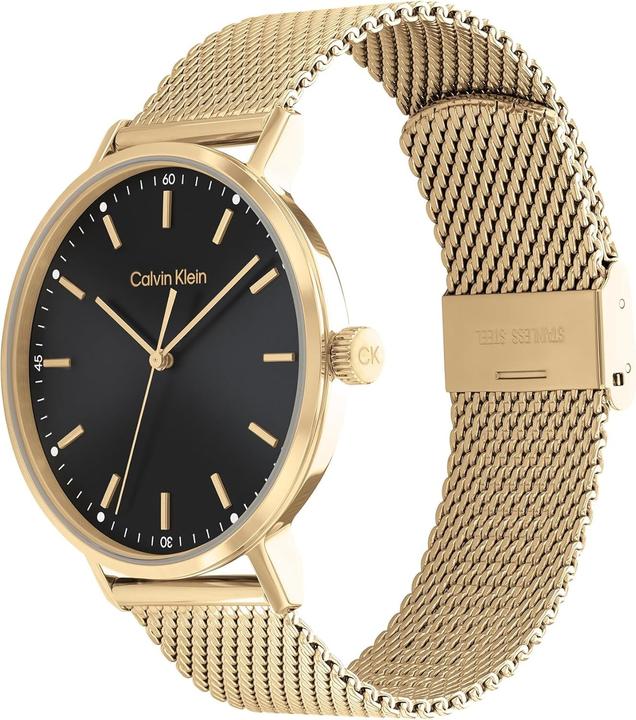Actual product image Calvin Klein Moderne Mesh-Herrenuhr 25200049 + BOX (Analogue wristwatch, 42 mm)