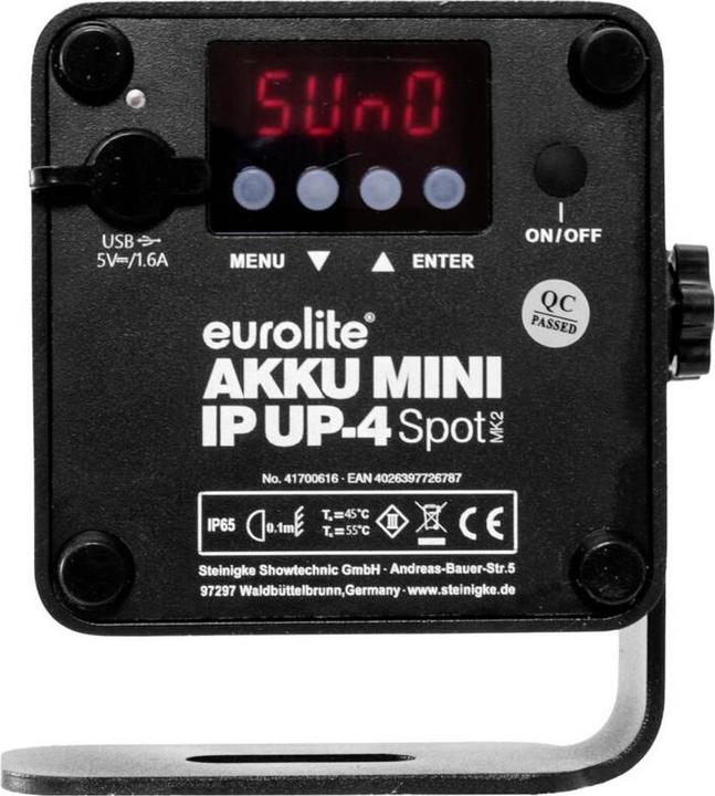 Immagine prodotto Eurolite AKKU Mini IP UP-4 QCL Spot MK2 (4 W, LED)