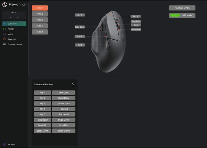 Produktbild Keychron M7-A24 (Kabellos)