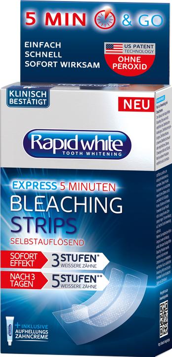 Actual product image Rapid White hammaste valgendusplaastrid 6 tk (Bleaching Strips)