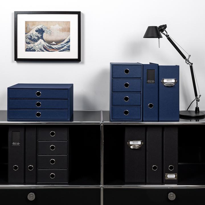 Actual product image Rössler Drawer box Soho navy (A4)