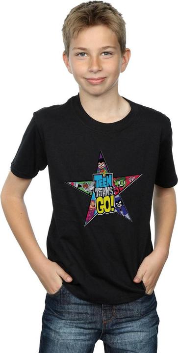 Immagine prodotto Teen Titans Go Star Logo Maglietta Ragazzi (152, 158)