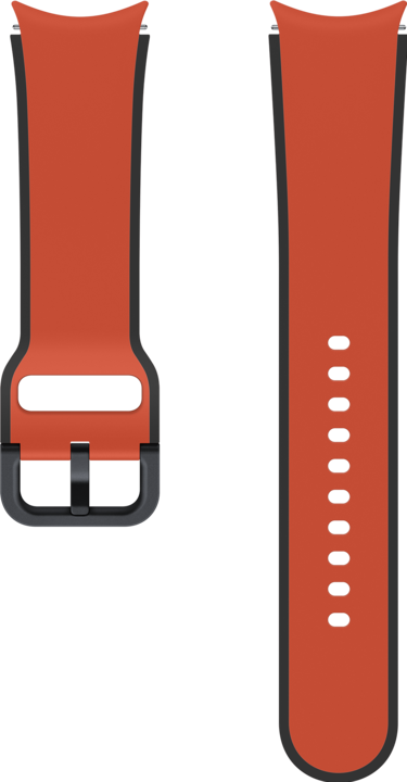 Produktbild Samsung Sportarmband Two-tone Sport Band Brick Red (20 mm, Fluorelastomer, Galaxy Watch 4, Galaxy Watch 4 Classic, Galaxy Watch 5 Pro)