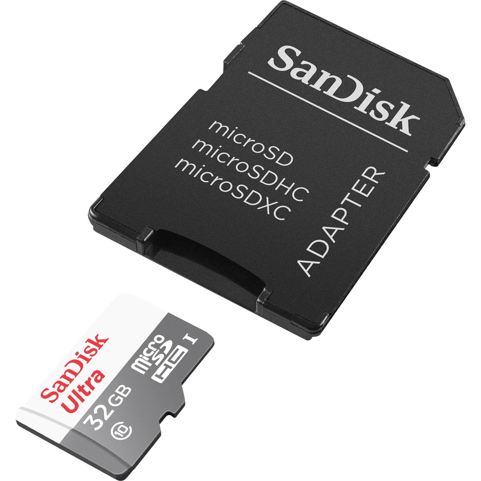 Thumbnail - SanDisk Ultra Lite (32 GB, microSDHC, U1, UHS-I), Speicherkarte, Grau, Rot