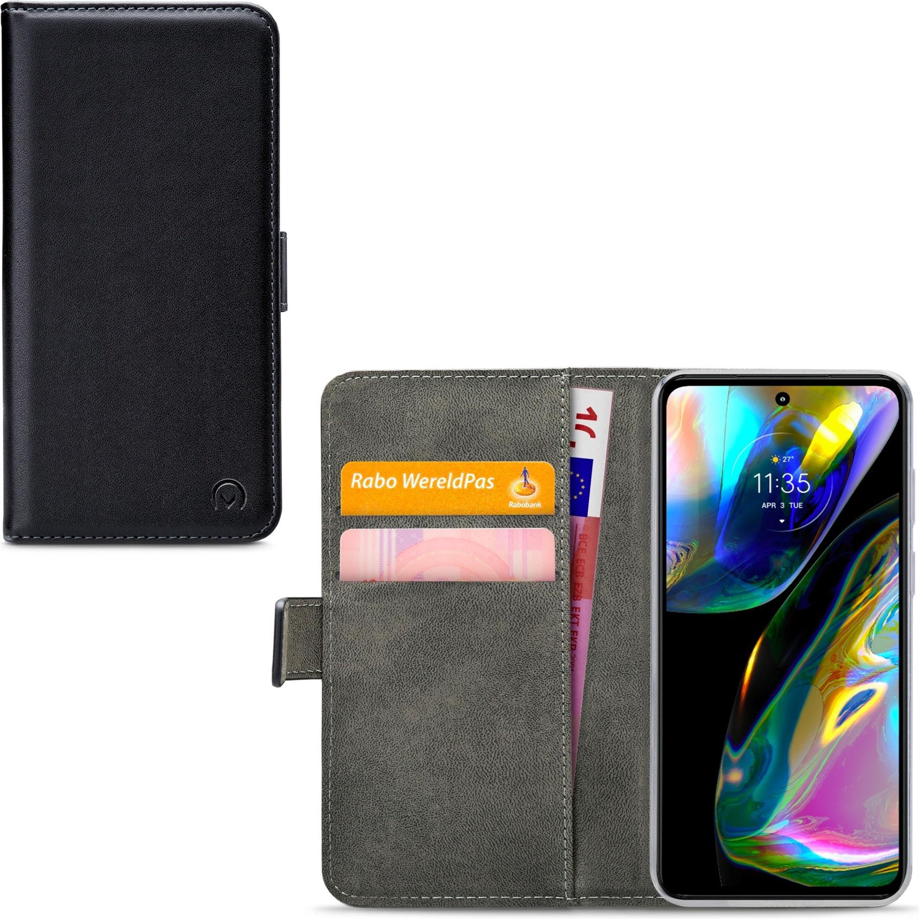 Thumbnail - Mobilize Klassische Gelly-Geldbörse (Motorola Moto G82 5G), Smartphone Hülle, Schwarz