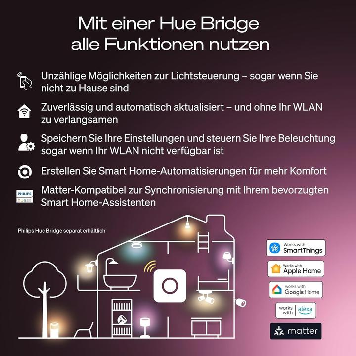 Immagine prodotto Philips Hue Hue A60 - E27 pre - 810 - 4-pak (E27, 810 lm, 4 x)