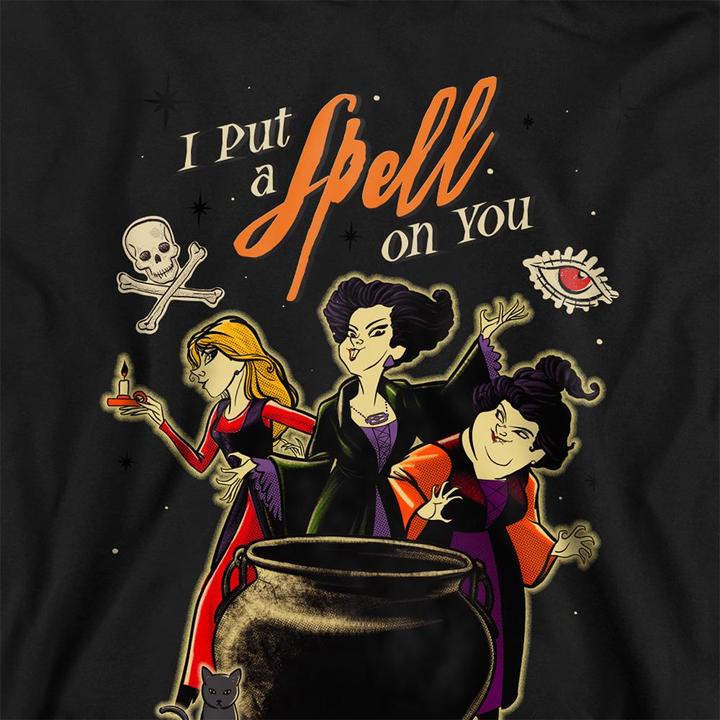 Produktbild Hocus Pocus Witches Spell Kapuzenpullover meliert (128)