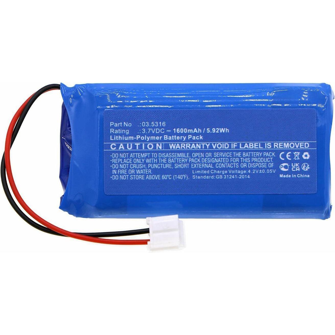 CoreParts, Taschenlampe Zubehör, Battery for SCANGRIP
