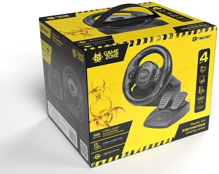 Productafbeelding Tracer Rayder 4 in 1 Stuurwiel PC, PlayStation 4, Playstation 3, Xbox One (PC, PS3, Xbox One S, PS4)