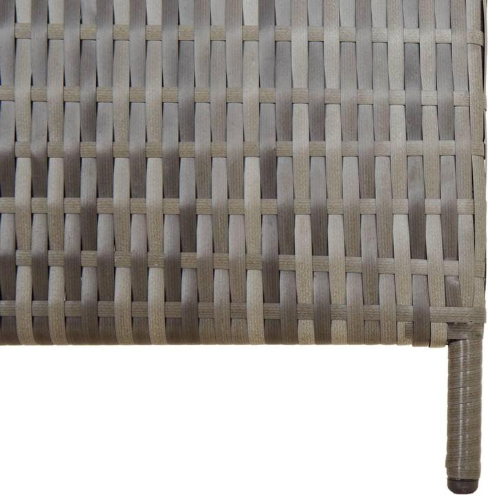 Immagine prodotto vidaXL Screen 4 pezzi in poly rattan grigio,Colore: Grigio,Materiale: Poly