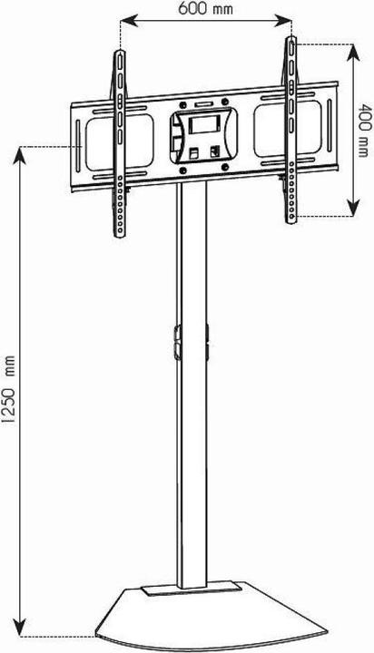 Produktbild Techly TV LED/LCD Standfuss (Diverse, 70", 45 kg)
