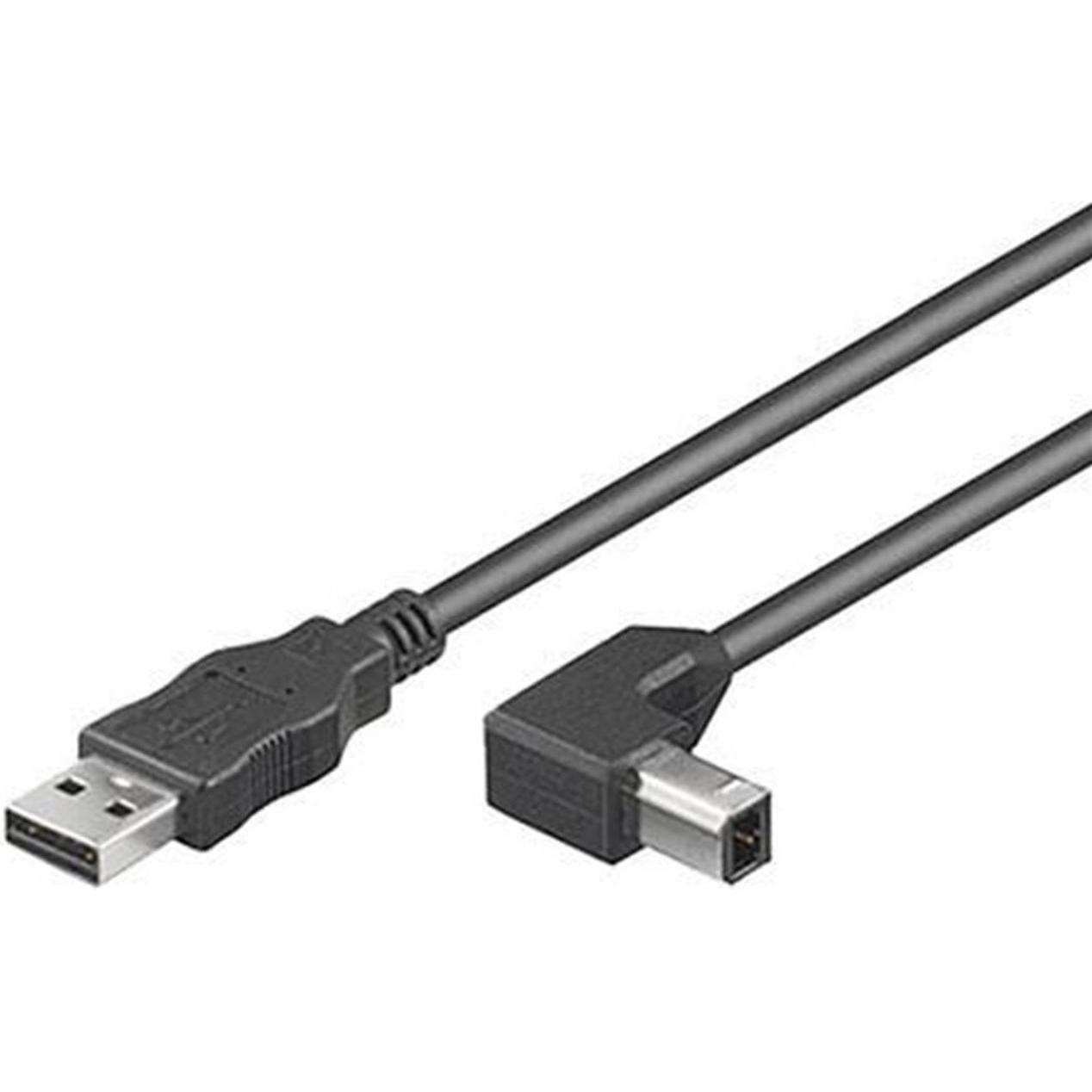 MicroConnect USB2.0 A-B 1m M-M (1 m, USB 2.0), USB Kabel