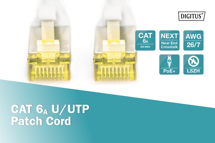 Produktbild Digitus Netzwerkkabel (U/UTP, CAT6a, 5 m)