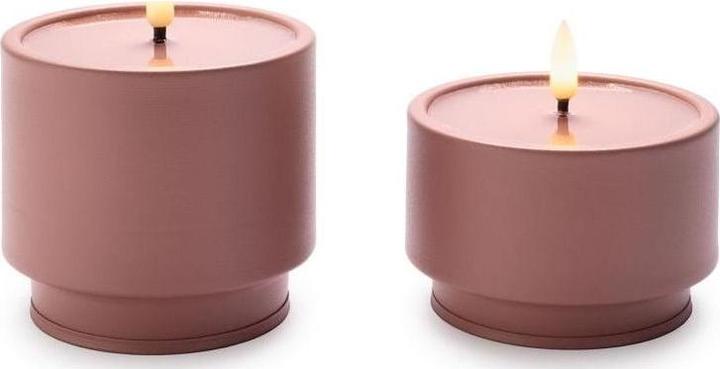 Image du produit STT Ambiente Candle Set mauve (2 x)