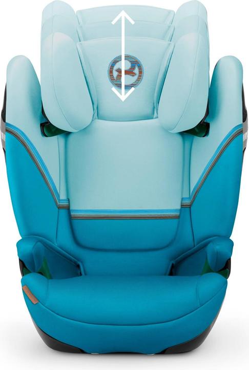 Cybex SOLUTION S2 I-FIX Beach Blue | turquoise (Siège pour enfant, Norme ECE R129/i-Size)