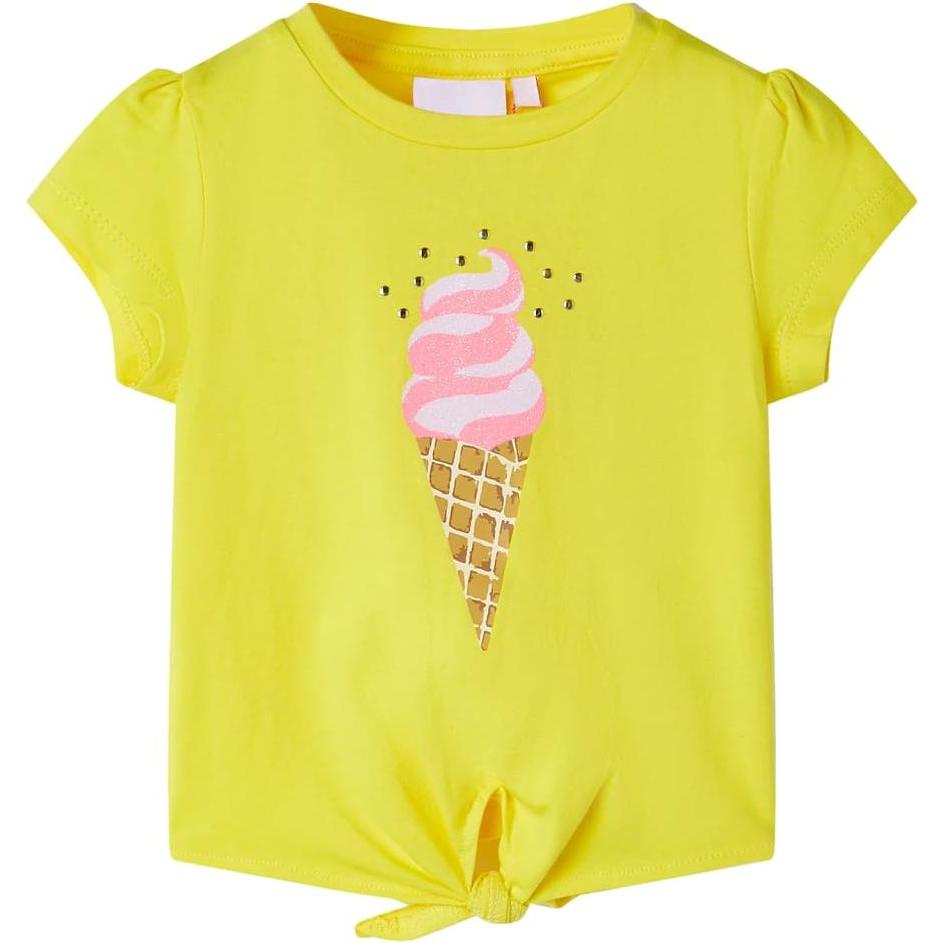 VidaXL, Jungen, Shirt, Jeannette, Gelb, (104)