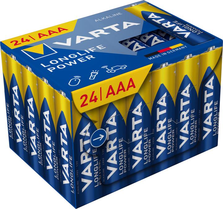 Immagine prodotto Varta Potenza LONGLIFICA (24 pz., AAA, 1270 mAh)