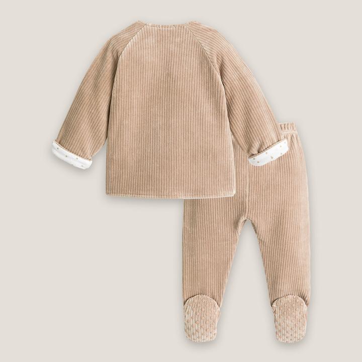 Actual product image La Redoute Collections 2-piece velvet set (74)