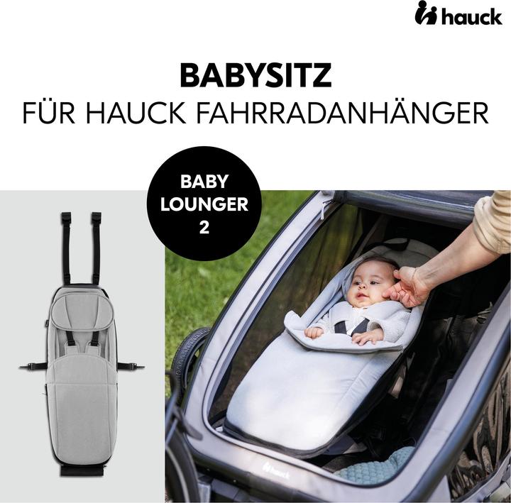 Actual product image Hauck Baby Lounger 2 Grey