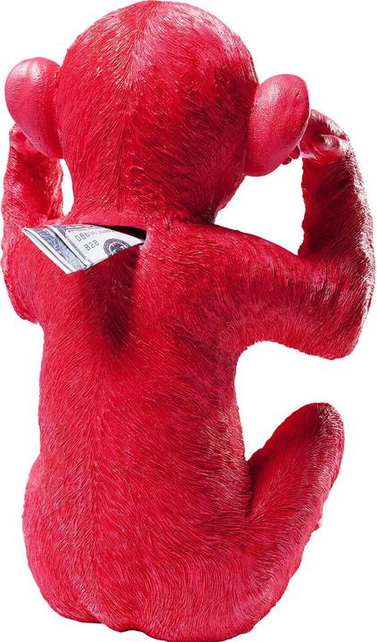 Produktbild Kare Design Spardose Monkey Kikazaru Rot
