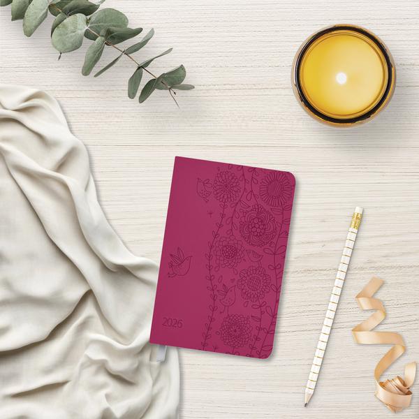 Produktbild TimerSoftTouchpink2026 (1 Woche / 2 Seiten)