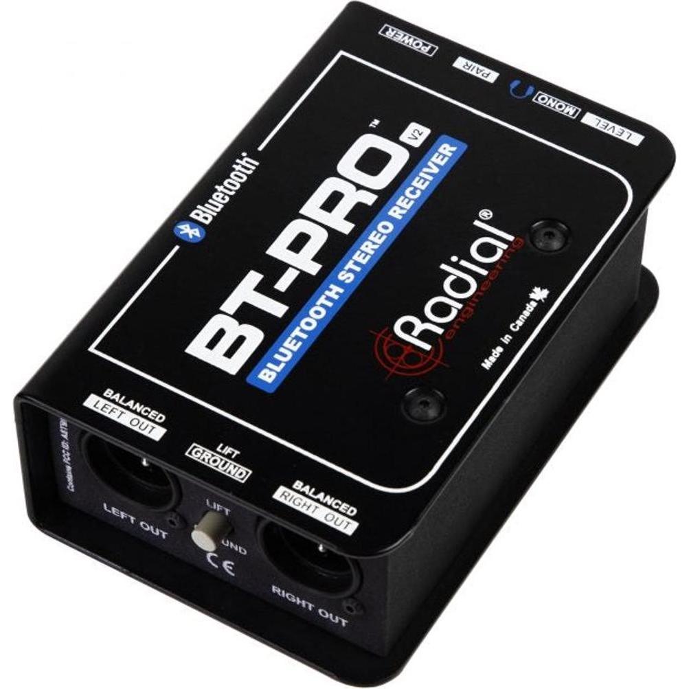 Radial BT-Pro V2 bluetooth DI (Scatola DI), Effetti Audio, Nero