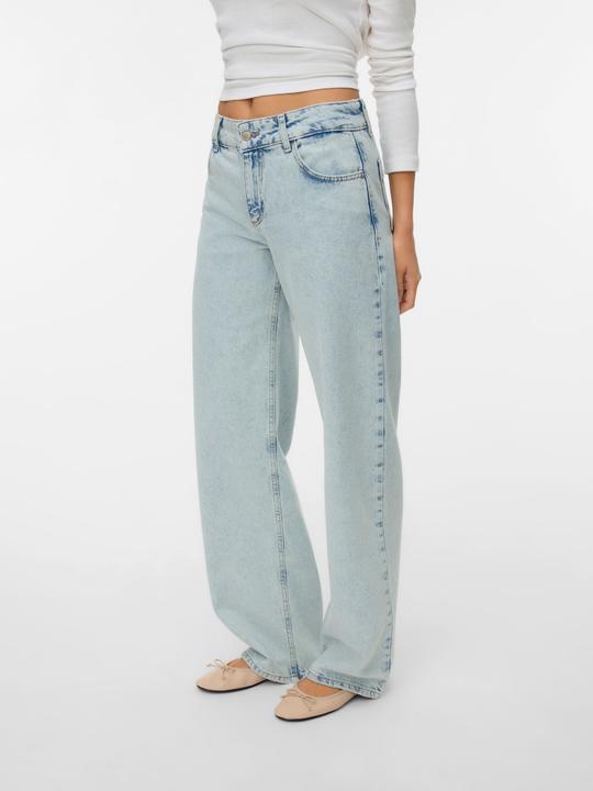 Actual product image Vero Moda VMRANCY Mid Rise Weiter Beinschnitt Jeans Weit geschnitten (W27/L30)