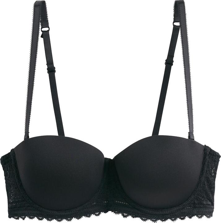 Actual product image La Redoute Collections Spitzen-BH in Bandeau-Form aus recyceltem Material (70 C)