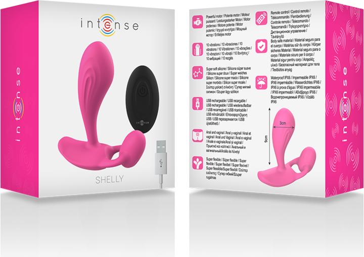 Immagine prodotto Intense Plug Anale Shelly Con Telecomando Rosa