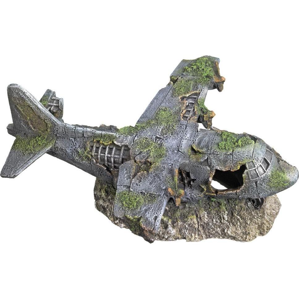Nobby Aqua Ornaments FLUGZEUG (Dekoration, sonstige Gegenstände), Aquarium Dekoration