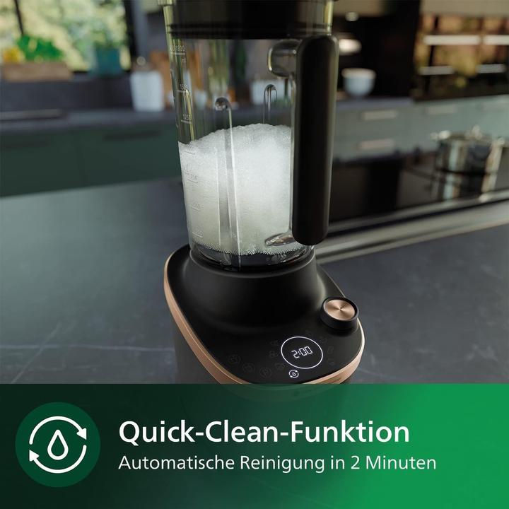 Productafbeelding Philips HR3770/10 High Speed Blender met sapfunctie, zwart (1500 W)