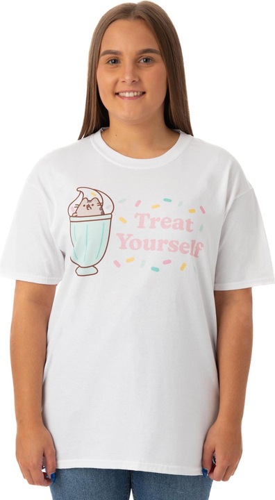 Immagine prodotto Pusheen Treat Yourself Maglietta Donna (M)