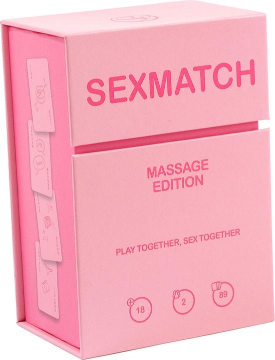 Image du produit Secret play Massage Sexmatch (Jeu de cartes, Allemand, Espagnol, Français, Néerlandais, Italien, Portugais, Anglais)