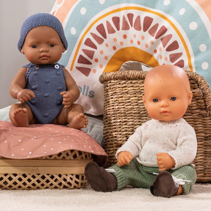 Actual product image Miniland Knitting Set 32cm Romper&Cap