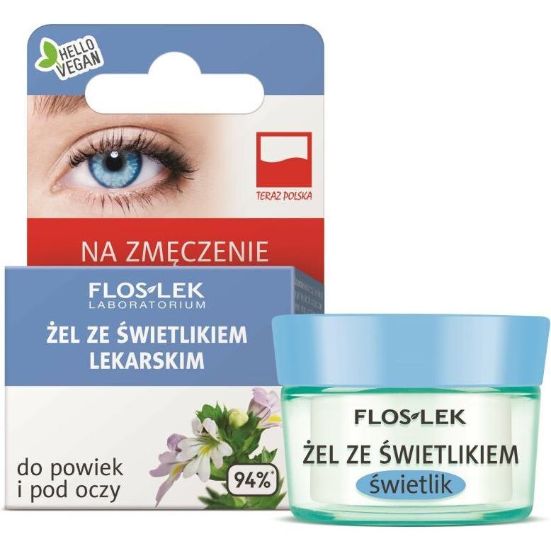 Floslek, Augenpflege, Eye Care (Gel, Tag + Nacht)