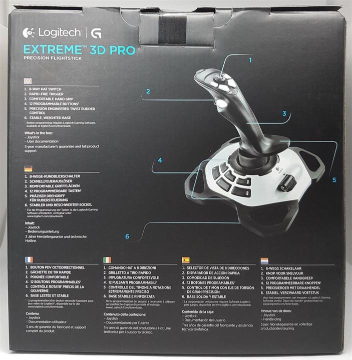 Produktbild Logitech G Extreme 3D Pro Precision Flight Stick (PC)