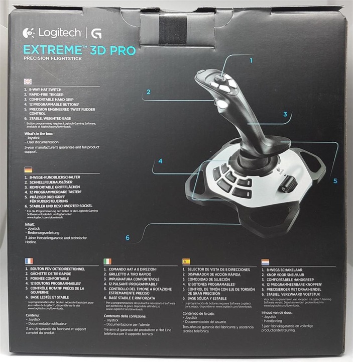 Produktbild Logitech G Extreme 3D Pro Precision Flight Stick (PC)