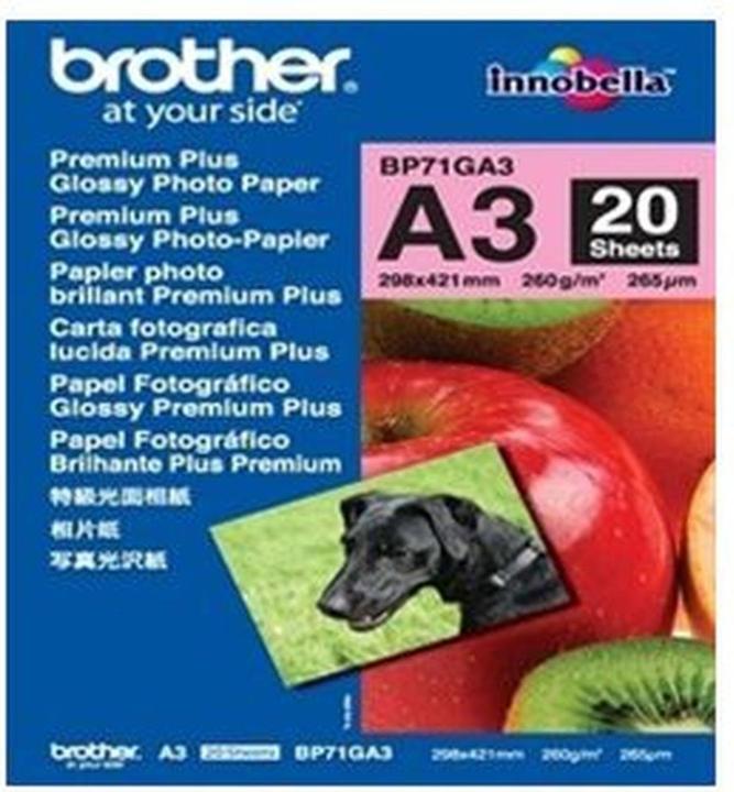 Produktbild Brother Premium Plus Glossy (260 g/m², A3, 20 x)