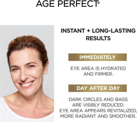 Nutritional values and ingredients L'Oréal Paris Age Perfect (Eye Care Fluid, 15 ml, Day + Night)