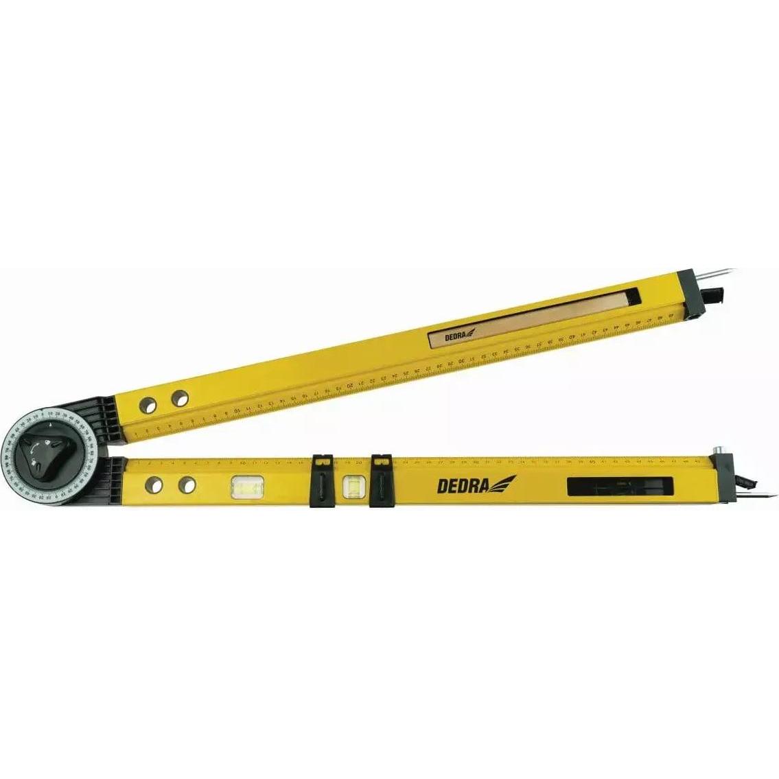 Dedra Winkelmesser 620 mm, zwei Phiolen (62 cm) (MK0620)