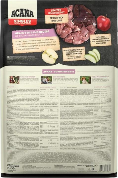 Actual product image Acana Singles Grass-Fed Lamb (Adult, 1 pcs., 6000 g)