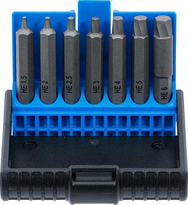 Actual product image BGS Screw Extractor Set for damaged internal Hexagon 1.5 - 6 mm 7 pcs.
