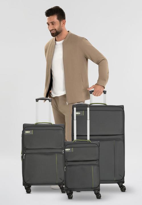 Actual product image D&N Travel Line 6704 4-wheel suitcase set 3 pcs. (208 l)