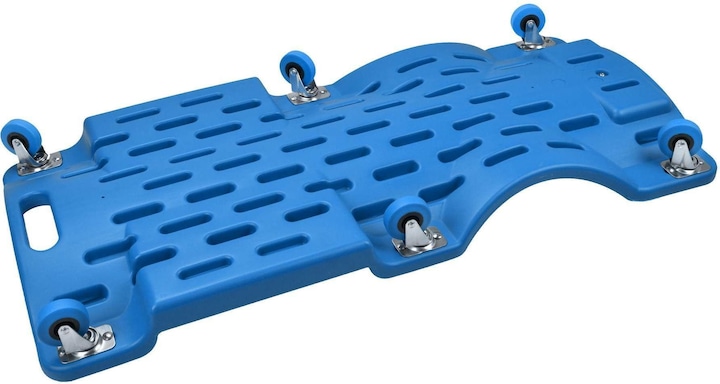 Actual product image GEKO Plastic reclining chair, 99.5x46.7x10.5cm, 6 castors (10.50 cm)