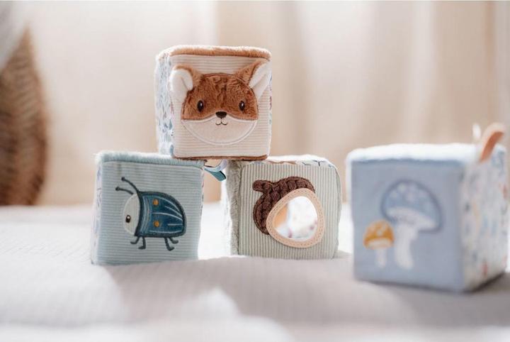 Actual product image Little Dutch Forest Friends fabric cube set