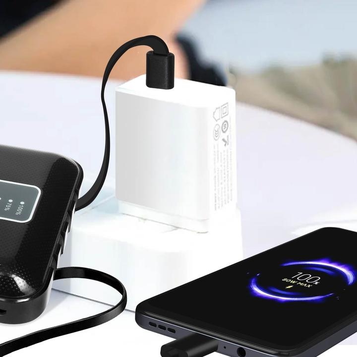 Immagine prodotto Max Excell 10.000mAh + 4x cavo powerbank (10000 mAh)