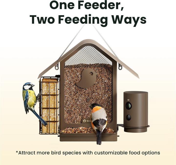 Immagine prodotto Birdfy Distributore di cibo con telecamera