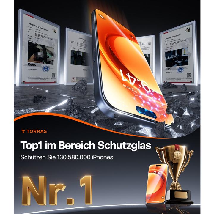 Produktbild Torras Install Master Series (1 Stück, Apple iPhone Air)