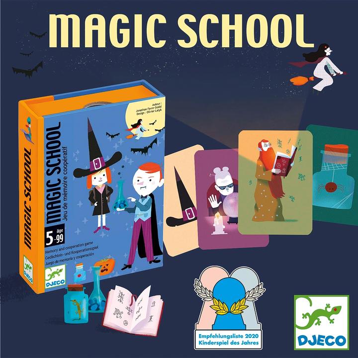 Actual product image Djeco Magic School (Italian, English, German, French)