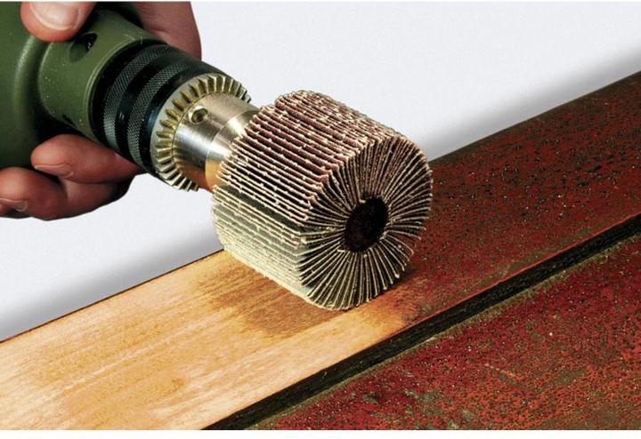 Produktbild wolfcraft wolfcraft 1 Fächerschleifer S=6mm K120 ø20x20mm (120)